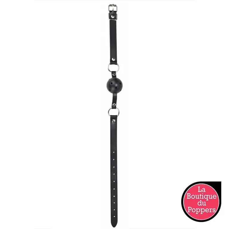 LBP - LRP Associes Bâillon Boule Gag Strap Noir 4 LBP - LRP Associes Bâillon Boule Gag Strap Noir – Image 2