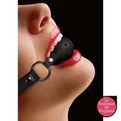 LBP - LRP Associes Bâillon Boule Gag Strap Noir 9 LBP - LRP Associes Bâillon Boule Gag Strap Noir -Poppers Soldes 2023 baillon boule gag strap noir 2