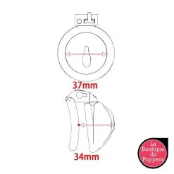 LBP - LRP Associes Cage De Chasteté SISSY 4 X 3.7cm Rose -Poppers Soldes 2023 cage de chastete sissy 4 x 37cm rose 3