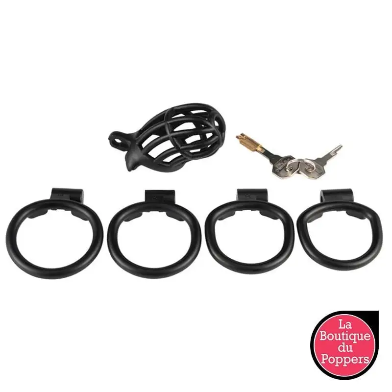 LBP - LRP Associes Cage De Chasteté Slutypig 8 X 3.3cm Noire 5 LBP - LRP Associes Cage De Chasteté Slutypig 8 X 3.3cm Noire – Image 3