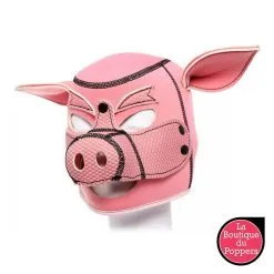 LBP - LRP Associes Cagoule Tête De Cochon Pig Hood Rose