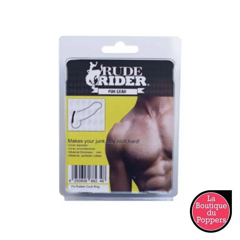 LBP - LRP Associes Cockring Fin Fix Rubber Noir 4 LBP - LRP Associes Cockring Fin Fix Rubber Noir – Image 2