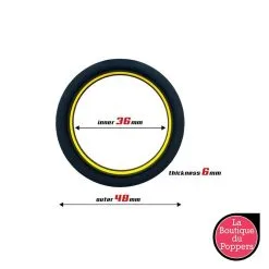 LBP - LRP Associes Cockring Silicone Beast Ring 36mm Noir-Jaune -Poppers Soldes 2023 cockring silicone beast ring 36mm noir jaune 2