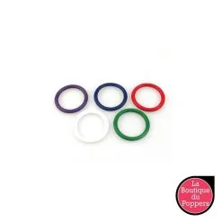LBP - LRP Associes Cockring Silicone Multi Colore 5 Pièces -Poppers Soldes 2023 cockring silicone multi colore 5 pieces 1