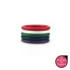 LBP - LRP Associes Cockring Silicone Multi Colore 5 Pièces