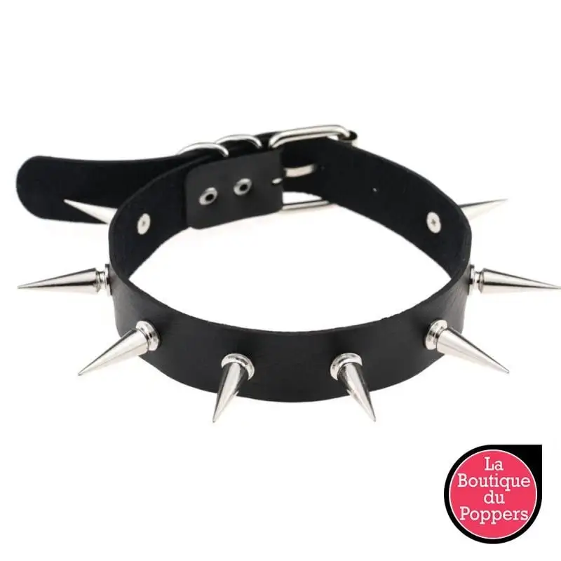 LBP - LRP Associes Collier à Points Piky Lish Noir 3 LBP - LRP Associes Collier à Points Piky Lish Noir