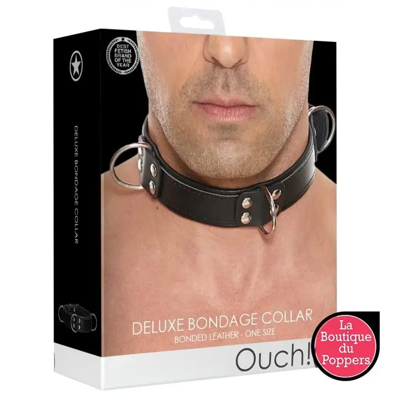 LBP - LRP Associes Collier Deluxe Bondage Noir 3 LBP - LRP Associes Collier Deluxe Bondage Noir