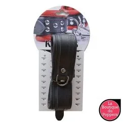 LBP - LRP Associes Collier En Cuir BDSM 5cm Noir -Poppers Soldes 2023 collier en cuir 5cm noir 1