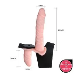 LBP - LRP Associes Double Gode Ceinture Vibrant Passionate 16 X 3.5 Cm 11 LBP - LRP Associes Double Gode Ceinture Vibrant Passionate 16 X 3.5 Cm -Poppers Soldes 2023 double gode ceinture vibrant passionate 16 x 35 cm 3