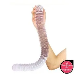 LBP - LRP Associes Gode Big Tortos 55cm X 5.5cm Transparent -Poppers Soldes 2023 gode big tortos 55cm x 55cm transparent 1