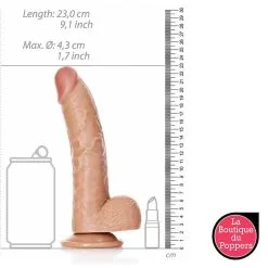 LBP - LRP Associes Gode Réaliste Curved RealRock 17 X 4.3cm Latino -Poppers Soldes 2023 gode realiste curved realrock 17 x 43cm latino 2