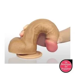 LBP - LRP Associes Gode Réaliste Dual Silicone 8" - 15x3.4cm -Poppers Soldes 2023 gode realiste dual silicone 15x34cm 3