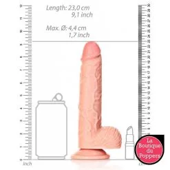 LBP - LRP Associes Gode Réaliste Straight Dildo 17 X 4.4cm -Poppers Soldes 2023 gode realiste straight dildo 17 x 44cm 3
