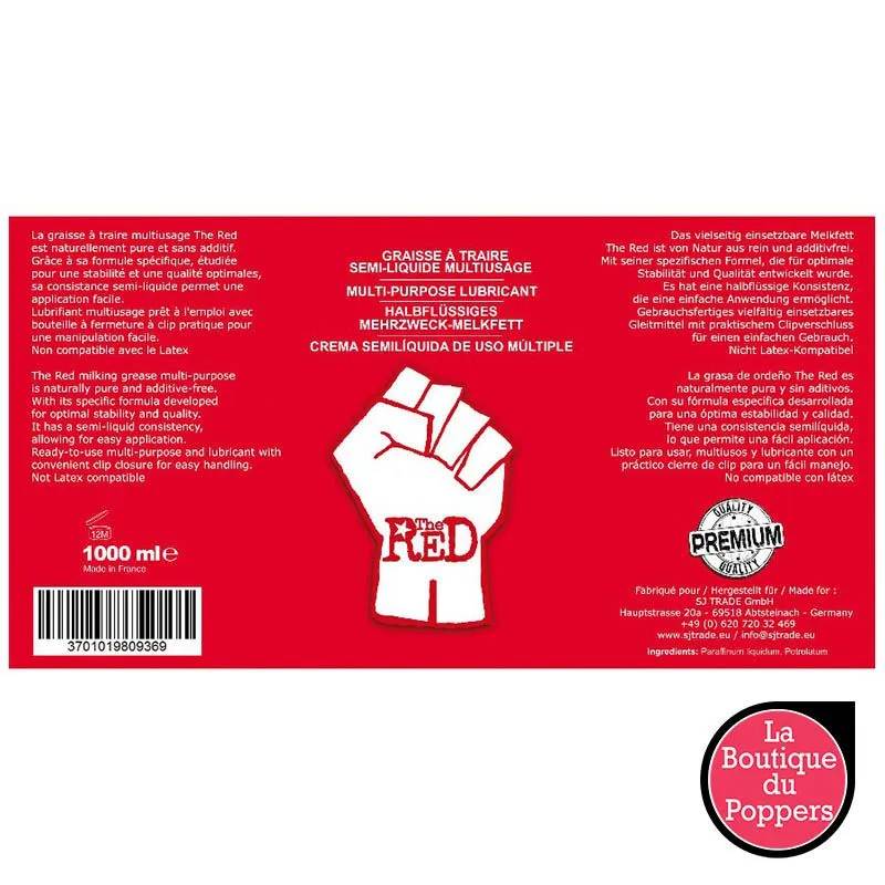 LBP - LRP Associes Graisse à Traire En Semi-liquide 1L The Red 4 LBP - LRP Associes Graisse à Traire En Semi-liquide 1L The Red – Image 2