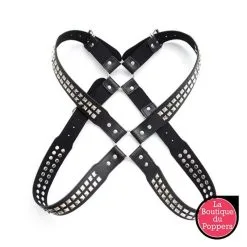 LBP - LRP Associes Harnais Homme Studs Steel Chest -Poppers Soldes 2023 harnais homme studs steel chest 3