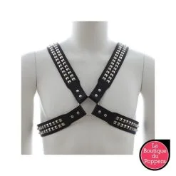 LBP - LRP Associes Harnais Homme Studs Steel Chest -Poppers Soldes 2023 harnais homme studs steel chest 5
