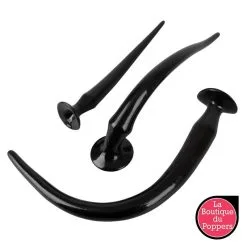 LBP - LRP Associes Kit 3 Plugs Longs Flex Plug Noirs -Poppers Soldes 2023 kit 3 plugs longs flex plug noirs 2