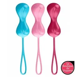 LBP - LRP Associes Kit De 3 Boules De Geisha - 3.4 Cm Satisfyer -Poppers Soldes 2023 kit de 3 boules de geisha 34 cm 4