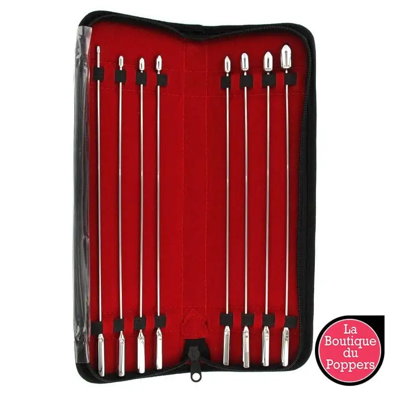 LBP - LRP Associes Kit De 8 Tiges D'urètre En Métal Rosebud 24cm - Diamètre 4 à 12mm 3 LBP - LRP Associes Kit De 8 Tiges D'urètre En Métal Rosebud 24cm - Diamètre 4 à 12mm