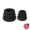 LBP - LRP Associes Lot De 6 Cockrings Silicone Hyperion Noir -Poppers Soldes 2023 lot de 6 cockrings silicone hyperion noir