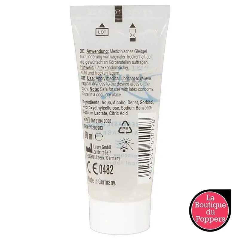 LBP - LRP Associes Lubrifiant Eau Water Just Glide 20ml 4 LBP - LRP Associes Lubrifiant Eau Water Just Glide 20ml – Image 2