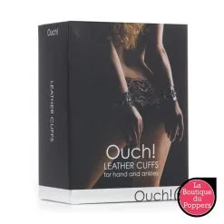 LBP - LRP Associes Menottes De Poignets Cuffs Ouch Noires -Poppers Soldes 2023 menottes de poignets cuffs ouch noires 2