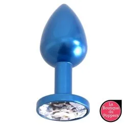LBP - LRP Associes Plug Bijou En Alu Gem Light 6 X 2.8 Cm Bleu -Poppers Soldes 2023 plug bijou en alu gem light 6 x 28 cm bleu 2