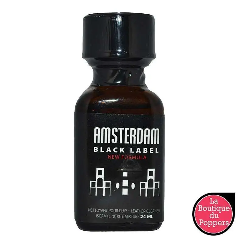 LBP - LRP Associes Poppers Amsterdam Black Label 24mL Amyl 3 LBP - LRP Associes Poppers Amsterdam Black Label 24mL Amyl