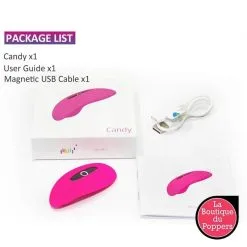 LBP - LRP Associes Sextoy Connecté Candy 7.9 X 3.6 Cm -Poppers Soldes 2023 stimulateur connecte candy 79 x 36 cm 2