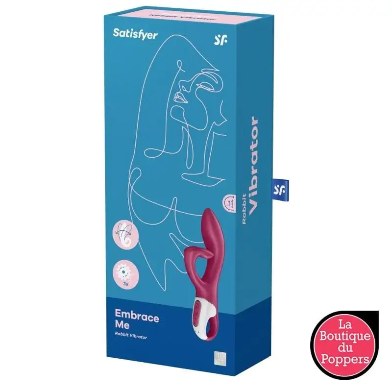 LBP - LRP Associes Vibro Rabbit Embrace Me Satisfyer 20cm Fuchsia 4 LBP - LRP Associes Vibro Rabbit Embrace Me Satisfyer 20cm Fuchsia – Image 2